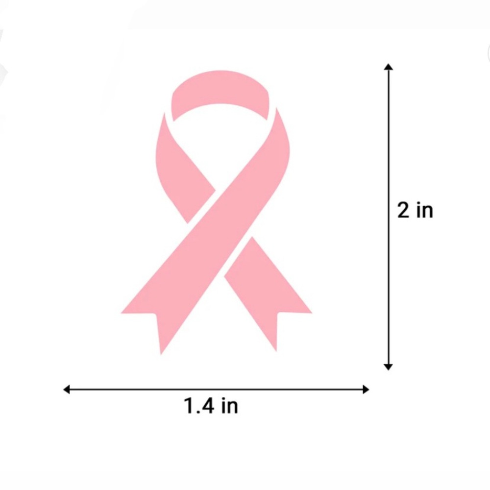 Breast Cancer Awareness Pink Ribbon Stickers